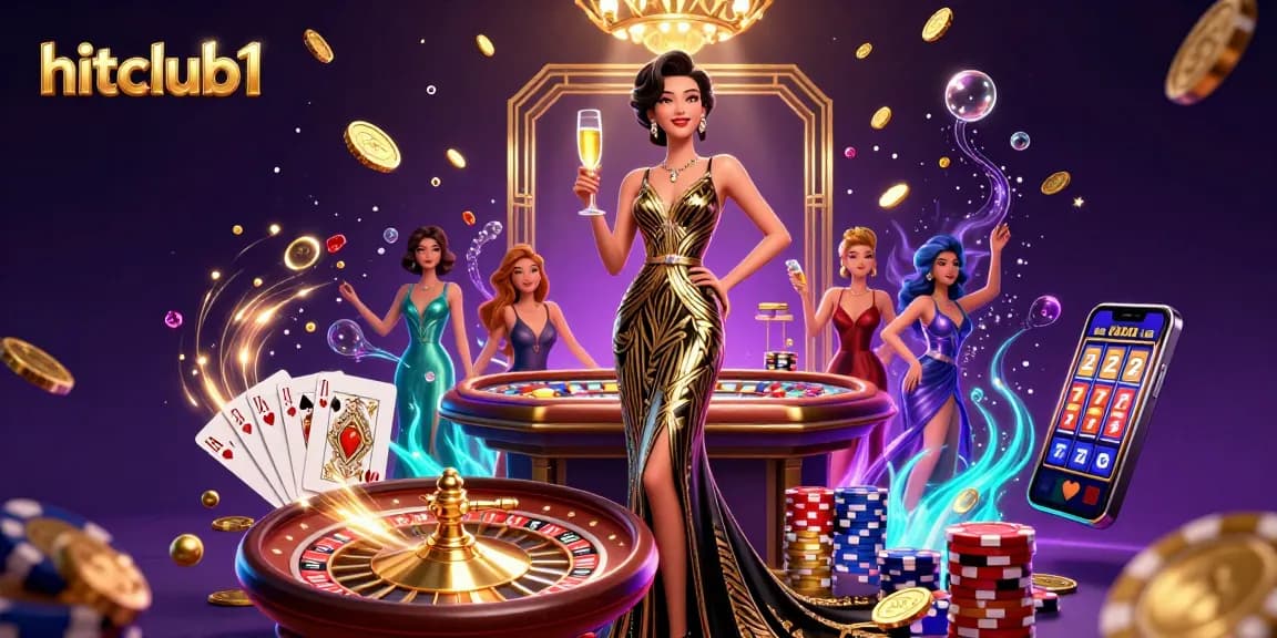 Experience high-stakes gaming at hitclub1 with captivating roulette, poker, and vibrant casino elements.