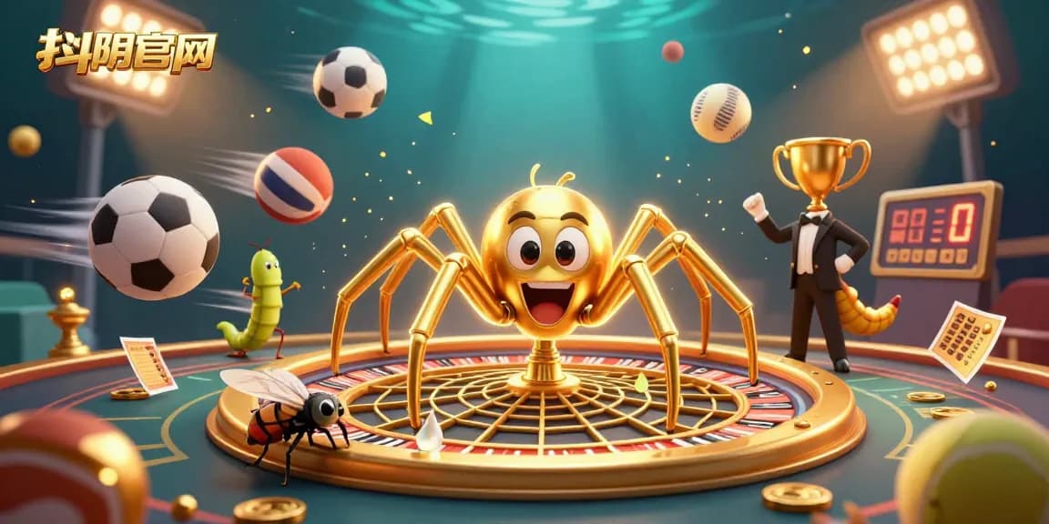 Engage with the dynamic action at 抖阴官网 as a fly nervously places bets by a roulette-themed web.