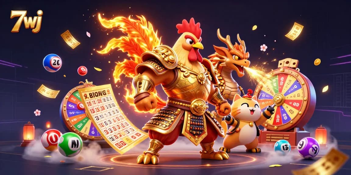 Experience thrilling wins with 7wj as powerful characters engage in vibrant lottery action!