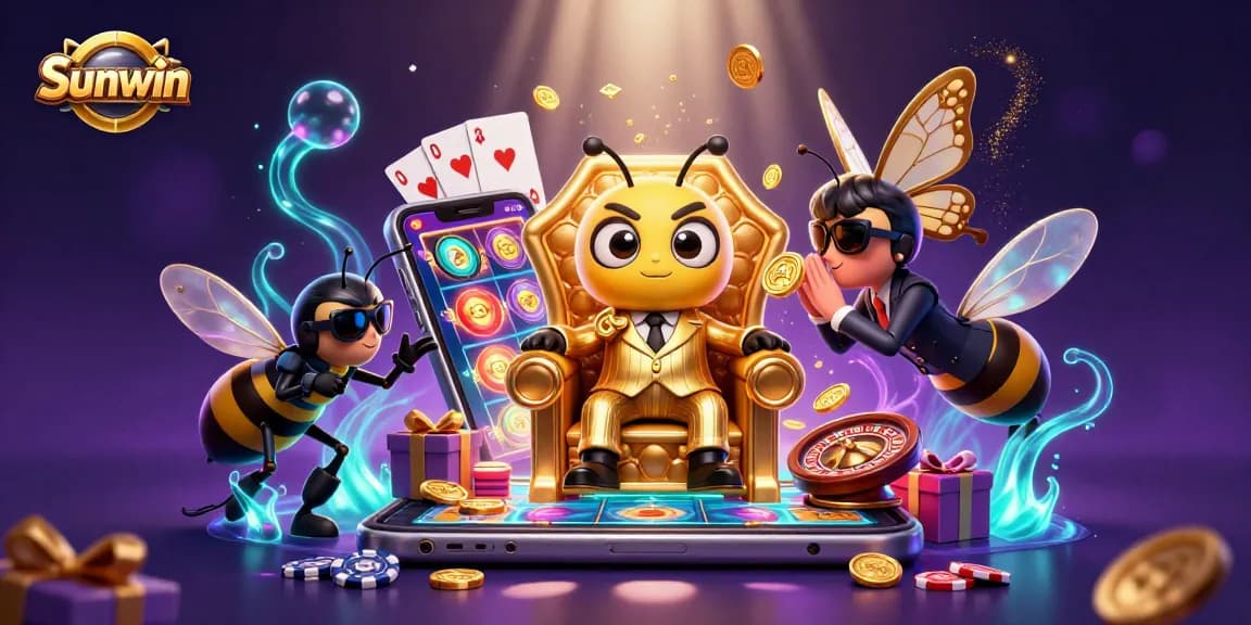 Play slots at Sunwin with vibrant 3D characters and dynamic game elements in an engaging atmosphere.