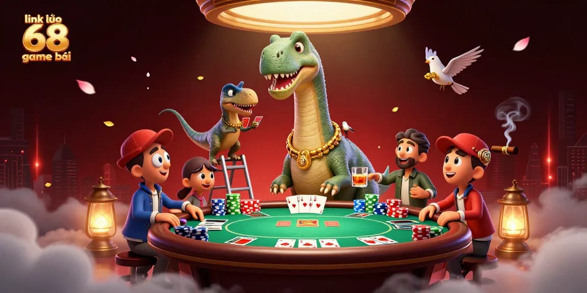 Experience excitement with link vào 68 game bài, featuring vibrant poker action in a dynamic casino setting.