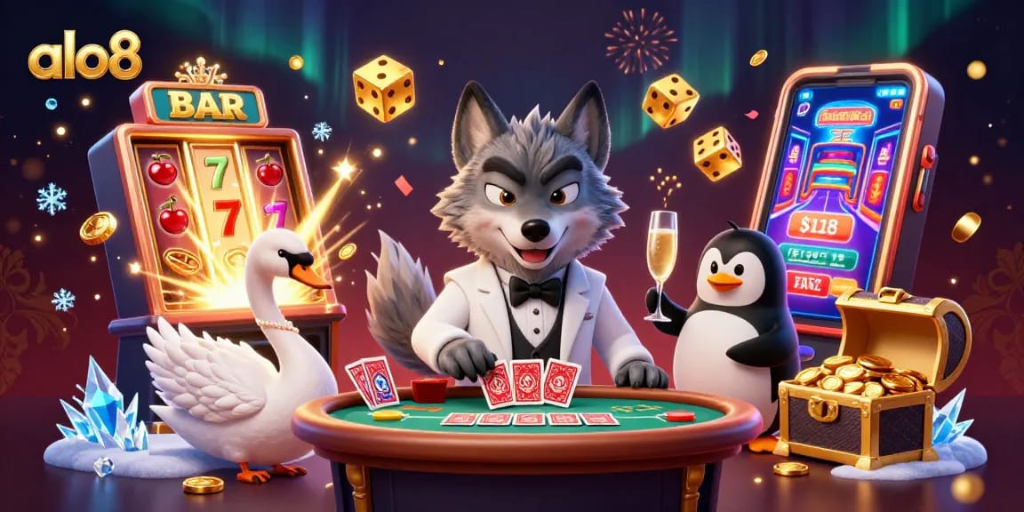 Experience thrill at alo8 casino, join games with colorful characters and jackpots