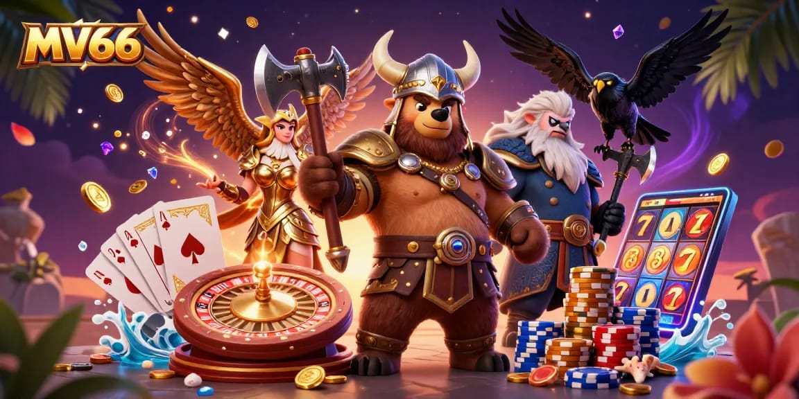 Engage with MV66 for thrilling online gaming experiences featuring dynamic characters and rich casino elements.