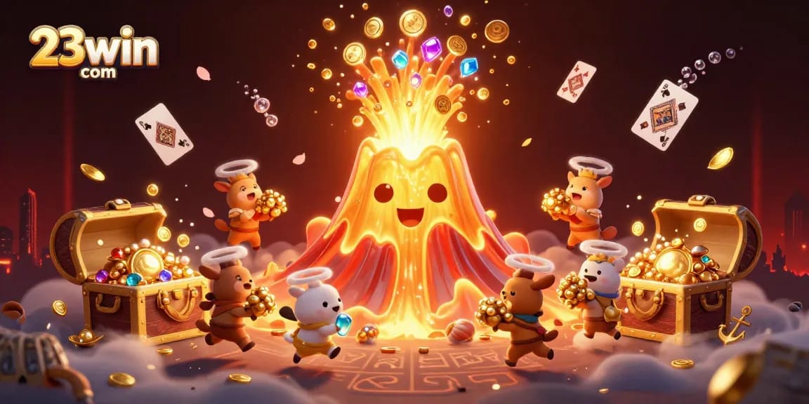 Experience thrilling wins at 23win com with an explosive casino adventure showcasing treasures and excitement.