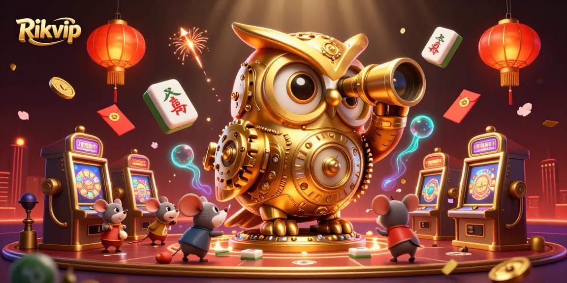 Rikvip offers an engaging casino experience with detailed elements of excitement, luck, and fun.