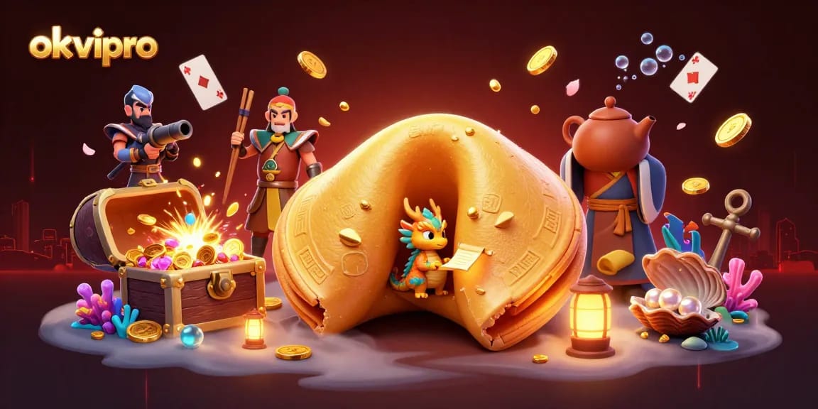 Engage with okvipro’s vibrant fortune cookie world, discovering treasure and winning treasures.