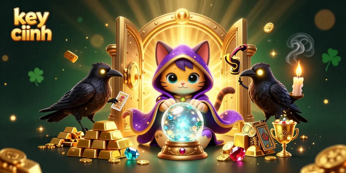 Engage with key chính strategies at the casino, illuminated by vibrant gold and jewel elements.