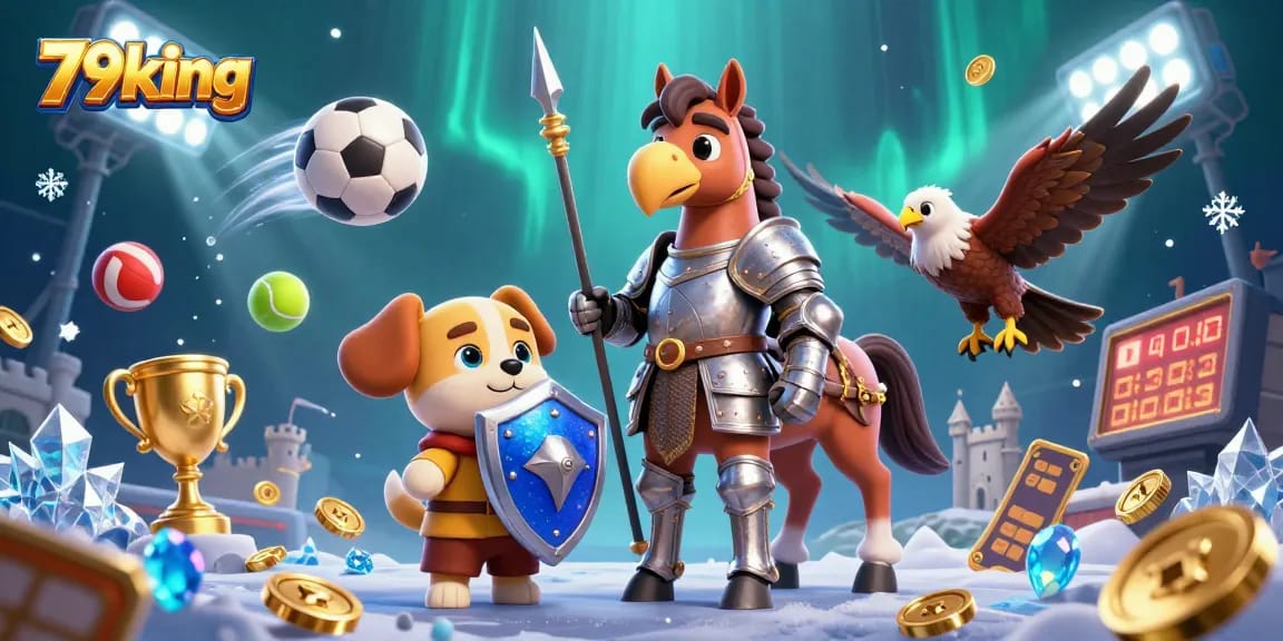 Win big with 79king in this thrilling online casino illustration featuring dynamic gaming elements.