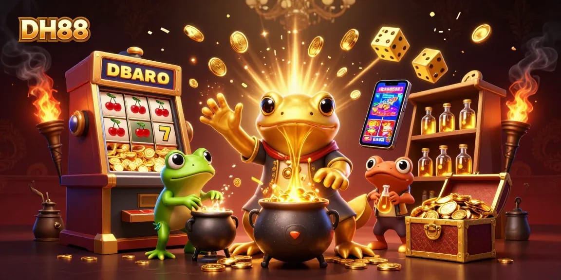 Experience DH88's thrilling casino adventure with epic gold alchemy and jackpot excitement!