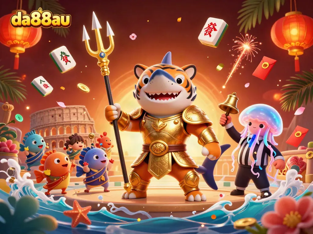 Experience thrilling gaming action at da88au with a vibrant underwater casino scene.