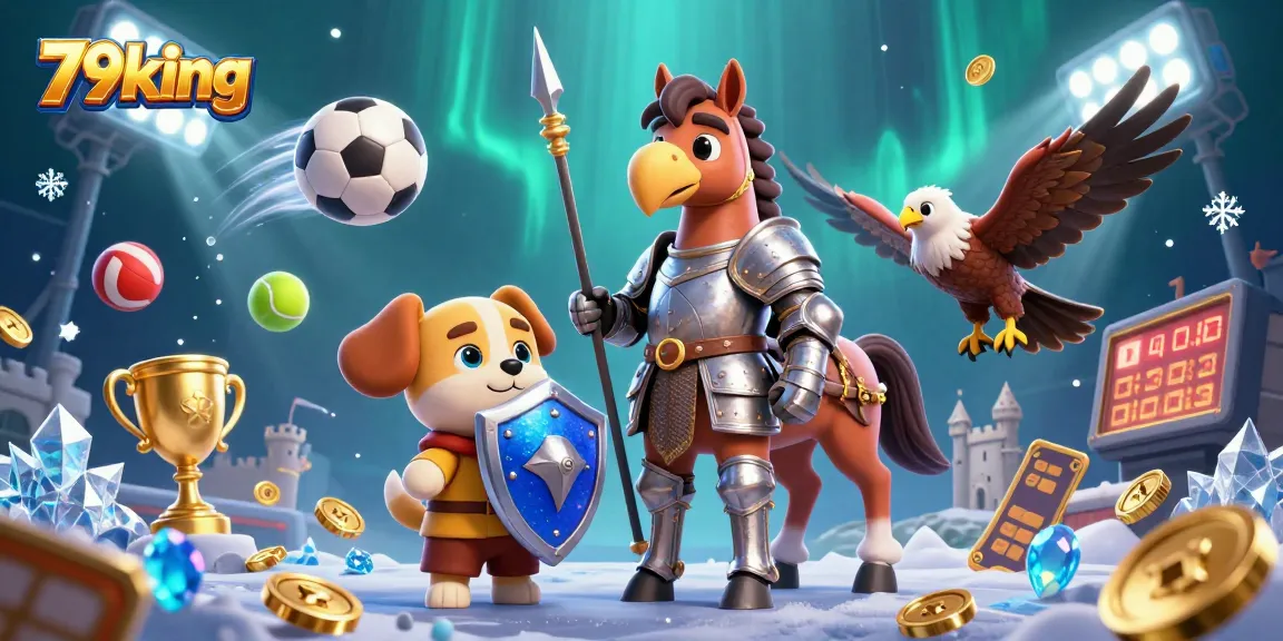 Win big with 79king in this thrilling online casino illustration featuring dynamic gaming elements.