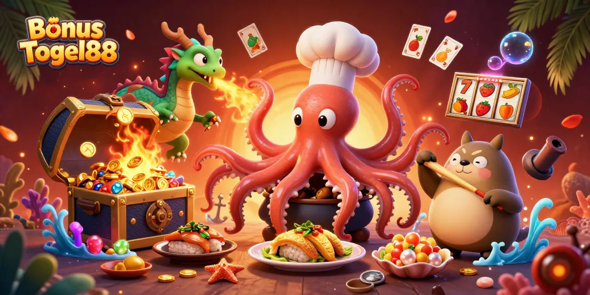 Experience thrilling moments with Bonus Togel88 as charming characters navigate a vibrant casino adventure.