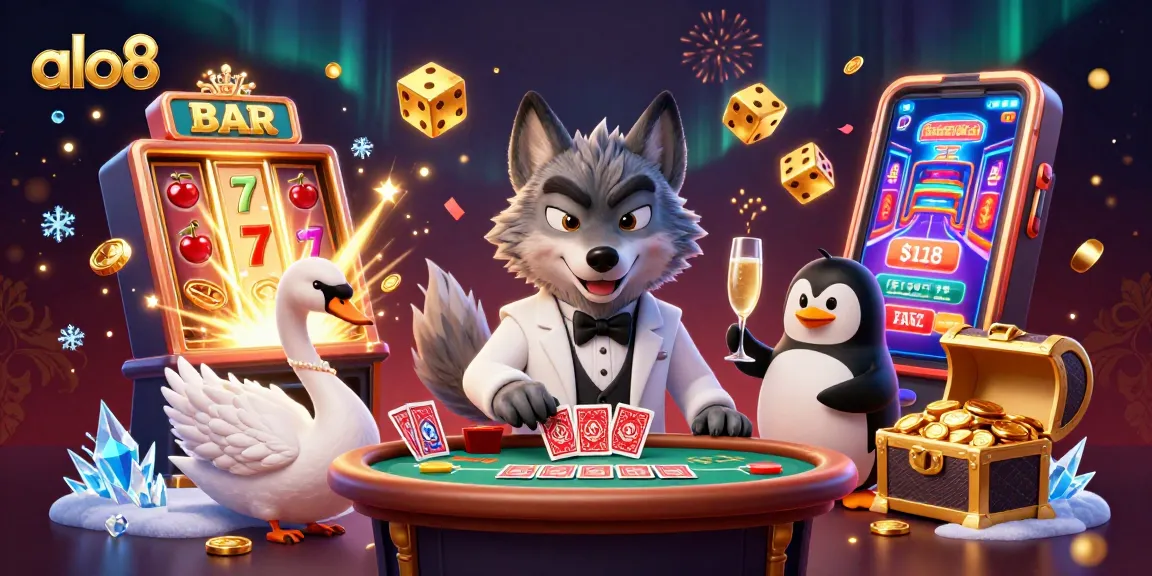 Experience thrill at alo8 casino, join games with colorful characters and jackpots