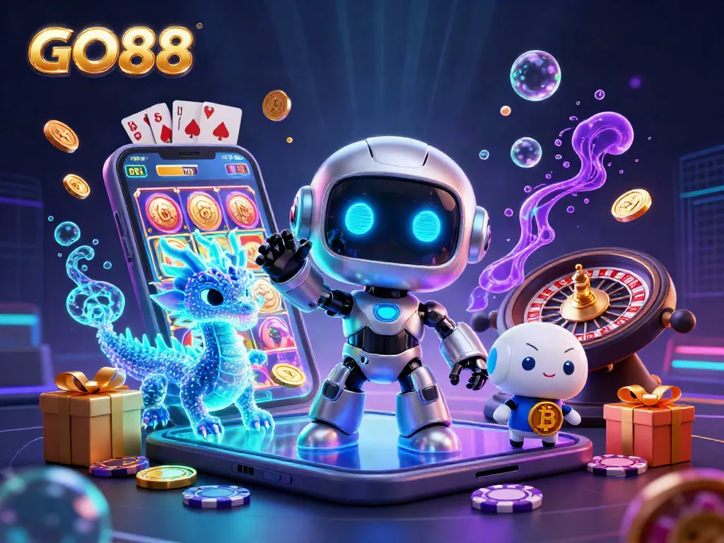 Win big at GO88 with vivid 3D characters showcasing an exciting casino experience full of games and rewards.