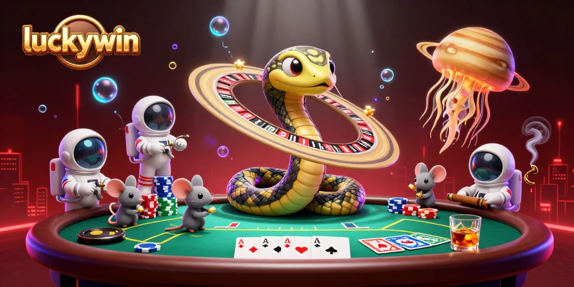 Experience thrilling bets at luckywin with a vibrant astral casino scene featuring interactive gaming elements.