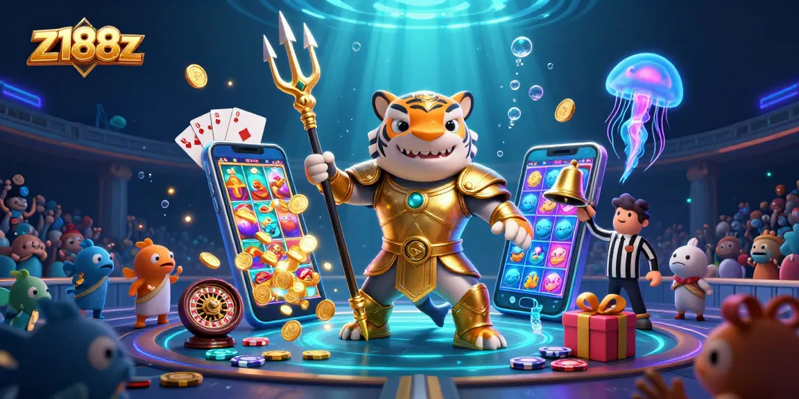 Experience thrilling gaming action at z188z with dynamic gameplay, vibrant underwater casino elements!