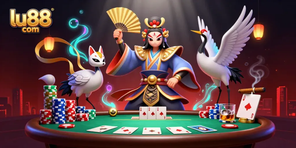 Experience thrilling gameplay at lu88 com with vibrant poker action and animated characters.