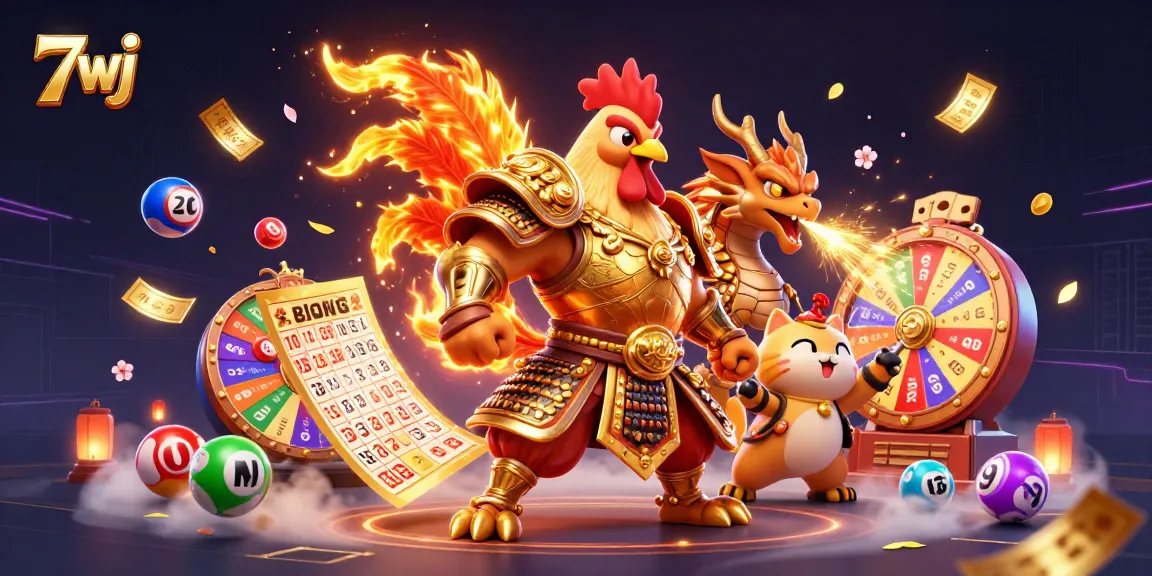 Experience thrilling wins with 7wj as powerful characters engage in vibrant lottery action!