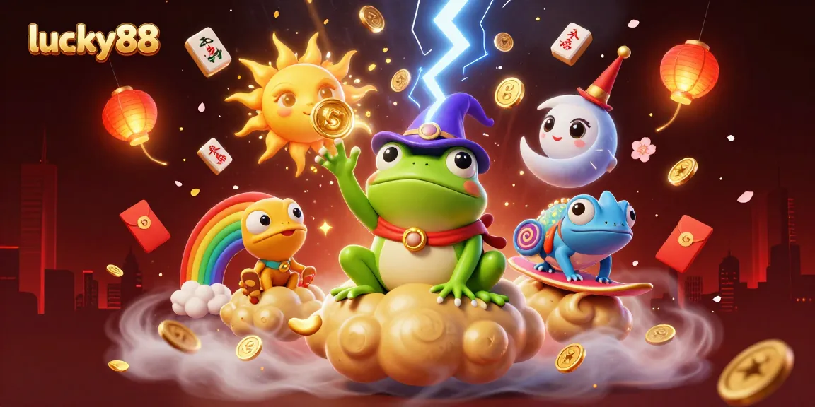 Experience winning with lucky88 casino, where gaming magic meets golden coin storms and vibrant chameleons.